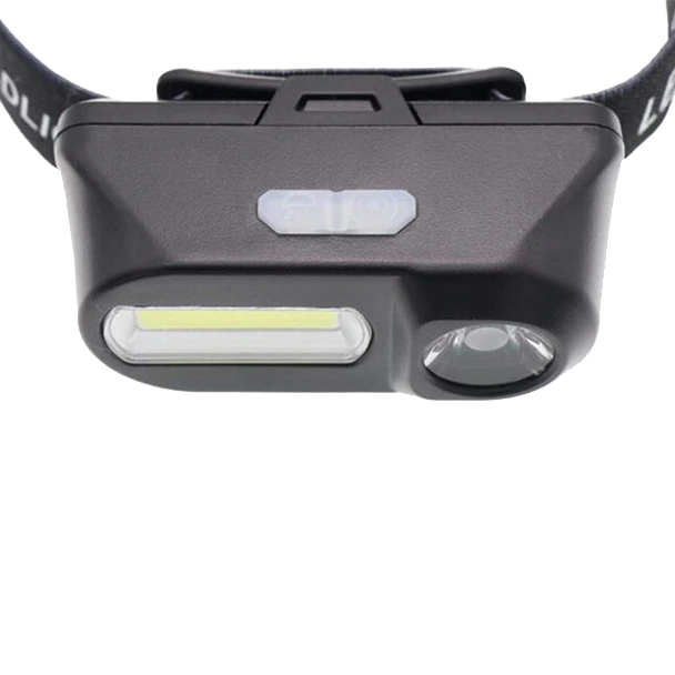 аккумуляторный налобный фонарь с датчиком движения