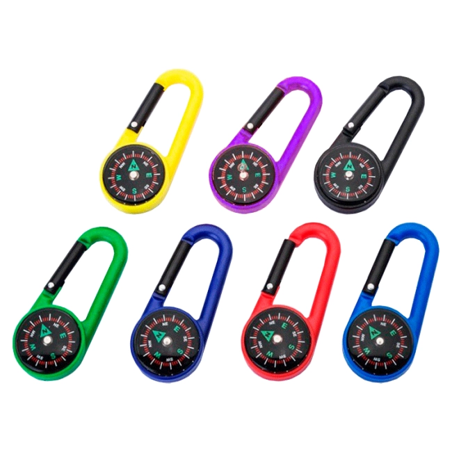 рідинний компас на карабіні