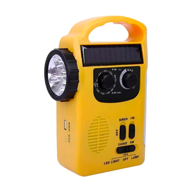 динамо радио с фонарем и зарядкой