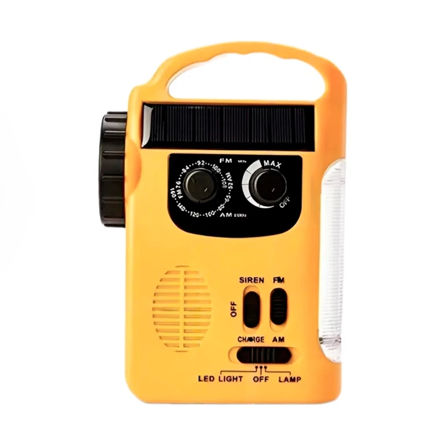 динамо радиоприемник с фонариком и зарядкой