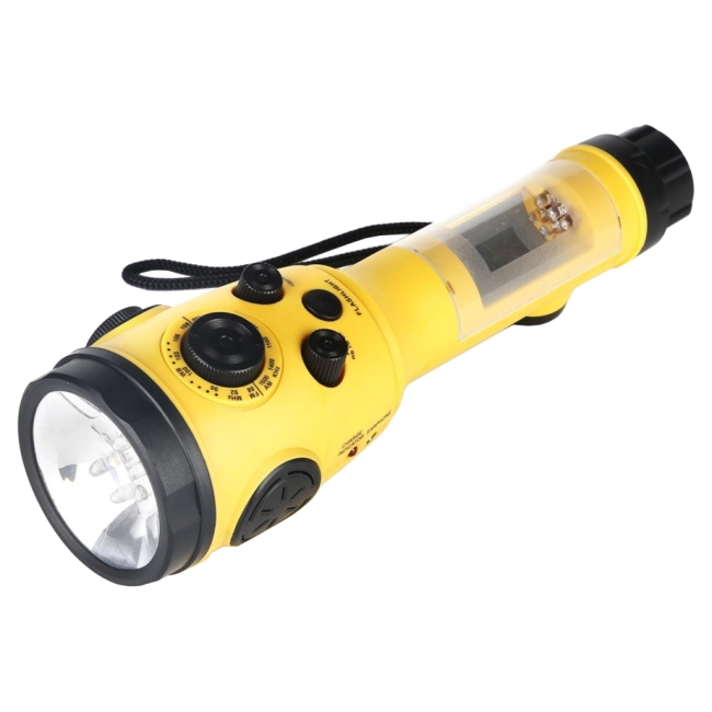 радио фонарик с динамо