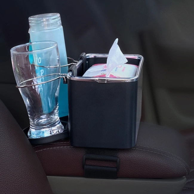 органайзер із вбудованими підсклянниками для авто