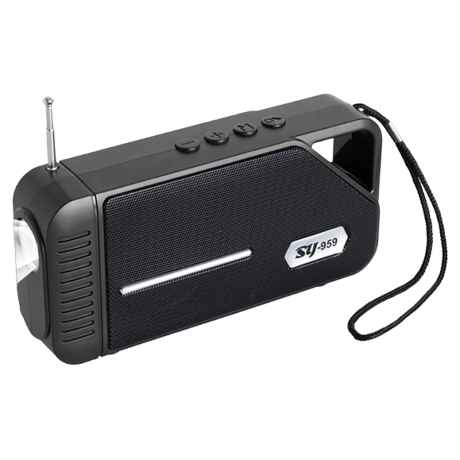 радиоприемник с фонариком и солнечной зарядкой