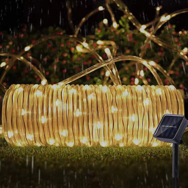 світлодіодна гірлянда із сонячною панеллю