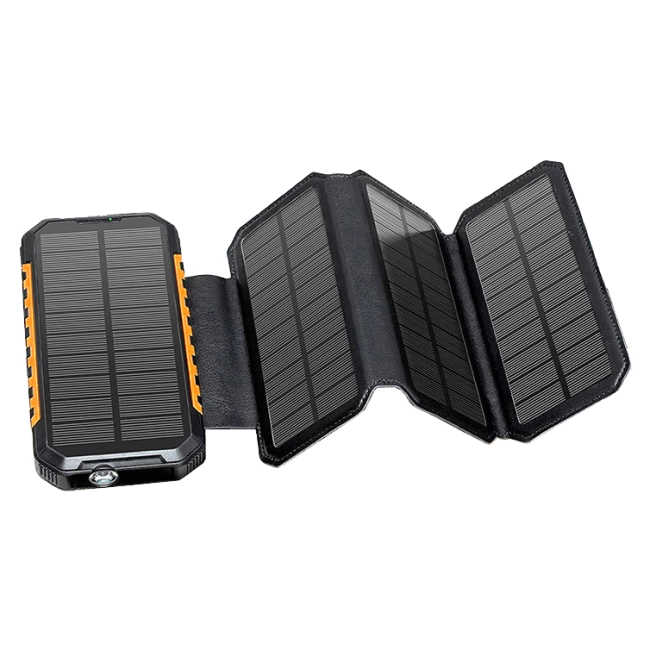 повербанк с раскладной солнечной батареей