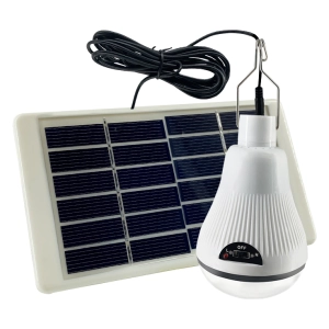 светодиодная лампа с солнечной панелью