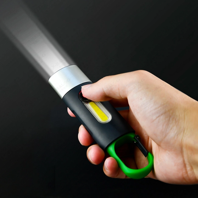 фонарик светодиодный на карабине