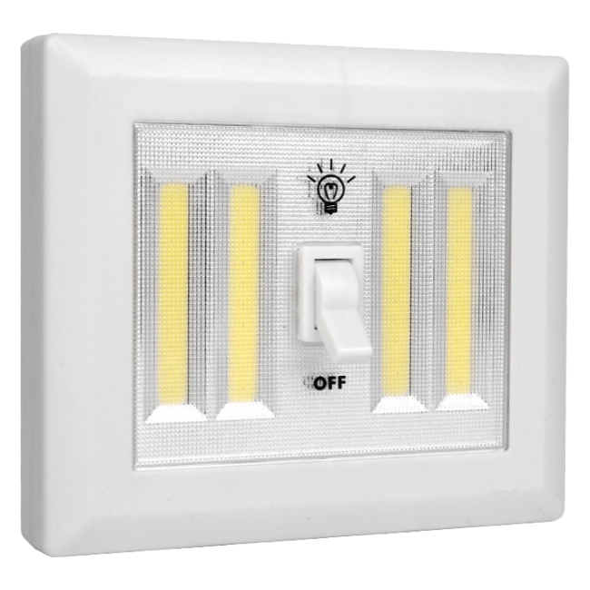 настенный светильник на магнитах и от батареек