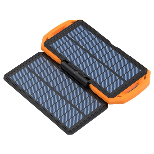 повербанк із сонячною панеллю та ліхтарем