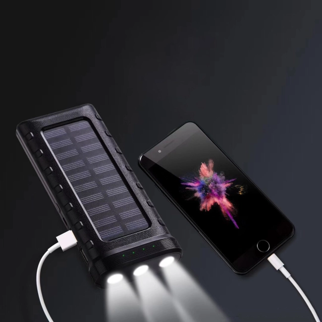 внешний аккумулятор с фонарем 20000 мач