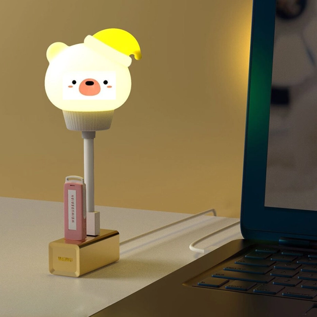 светильник на usb с медведем