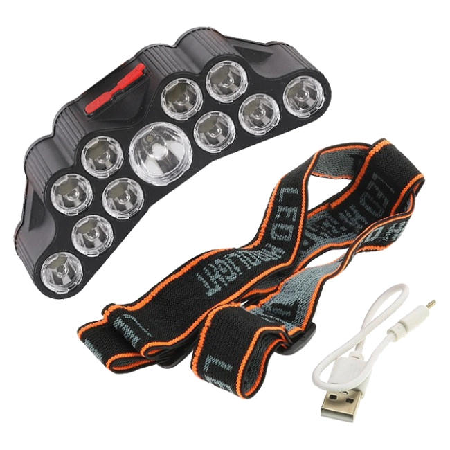 фонарь светодиодный налобный на голову