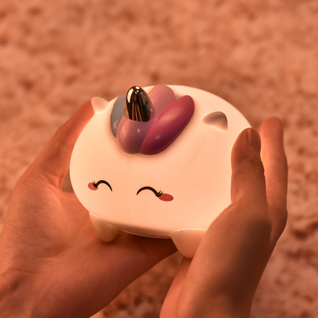 ночник силиконовый с единорогом