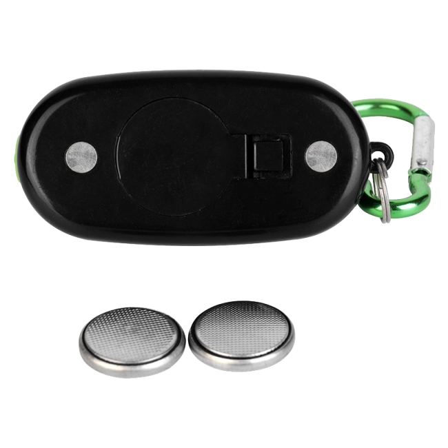 ліхтарик на карабіні від батарейок