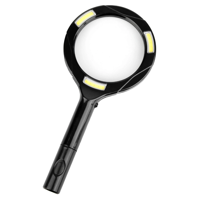 збільшувальне скло-лупа з підсвічуванням