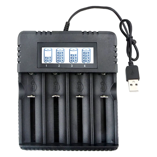 зарядное устройство для аккумуляторов с дисплеем