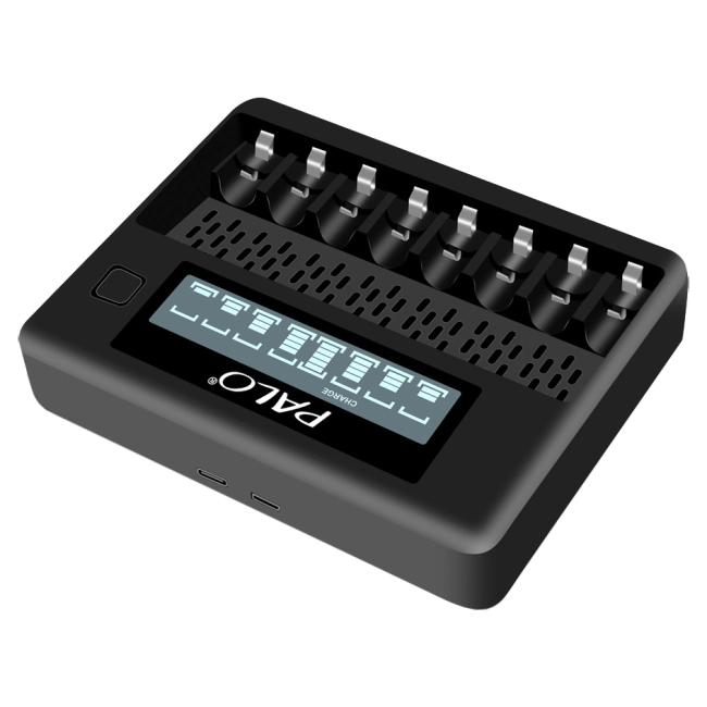 usb зарядка для акумуляторів з lcd дисплеєм