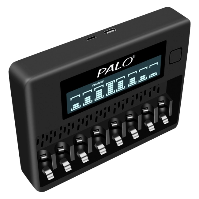 зарядка на usb для акумуляторів з lcd дисплеєм