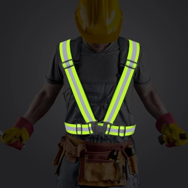 жилет-ремни светоотражающие для безопасности