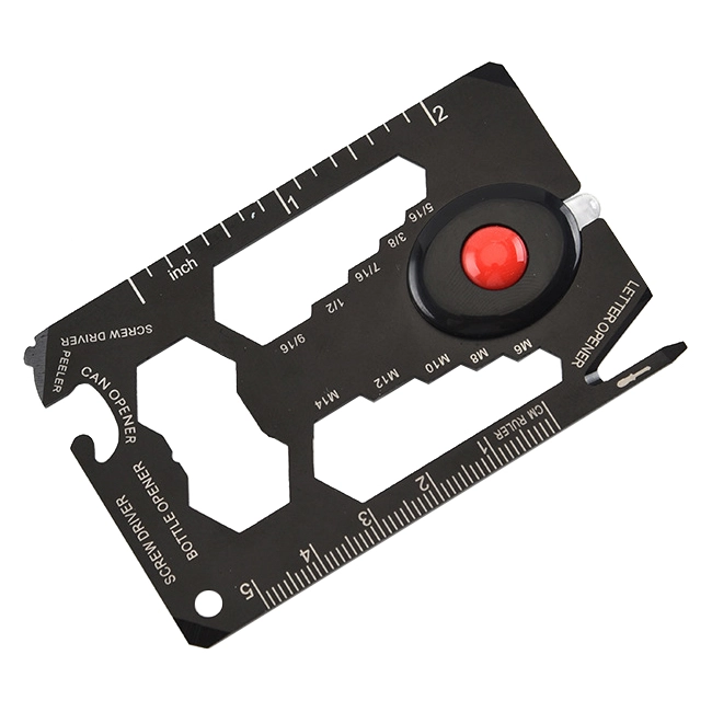 мультитул кредитка с фонариком