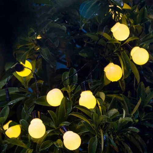 гирлянда лампочки с солнечной зарядкой