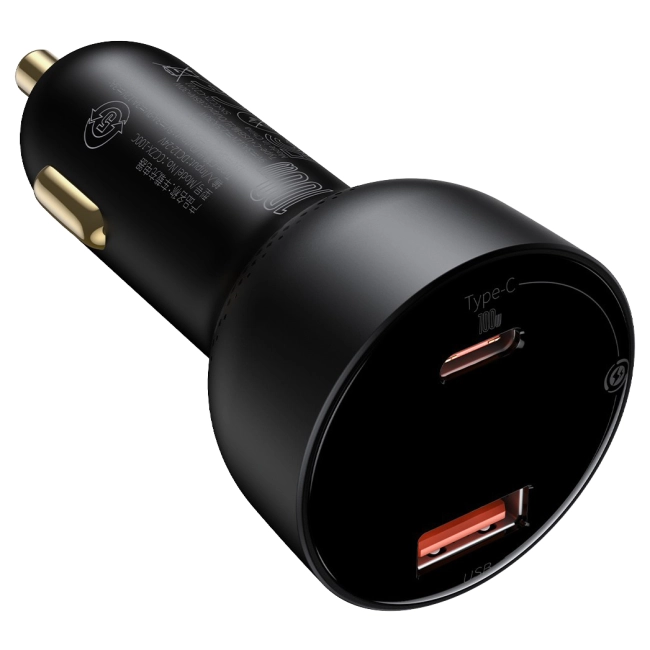 зарядка usb в прикуриватель с вольтметром 100 вт