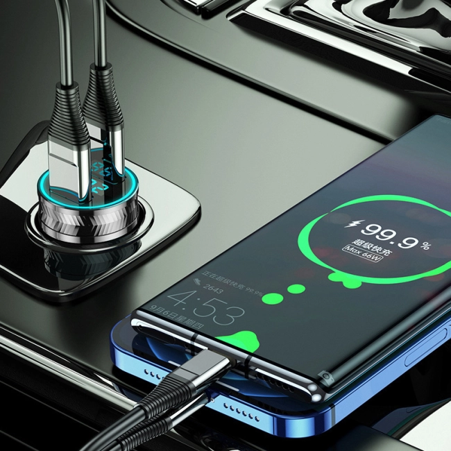 юсб зарядка в прикуриватель 100w