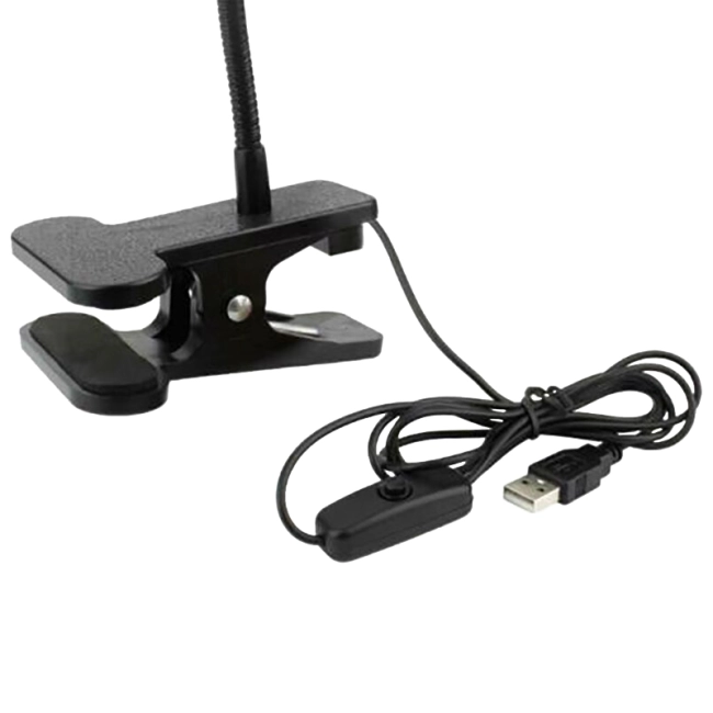 світлодіодний світильник usb з прищіпкою