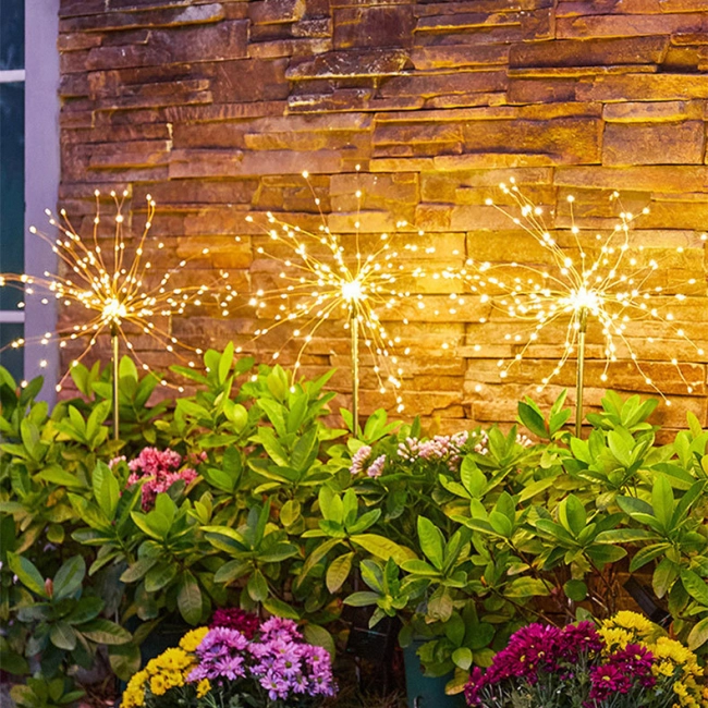 освітлення на сонячній батареї для двору