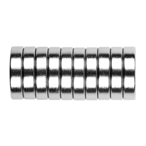 Потужний неодимовий магніт (8 x 2 мм) 10 шт неодимовий магніт