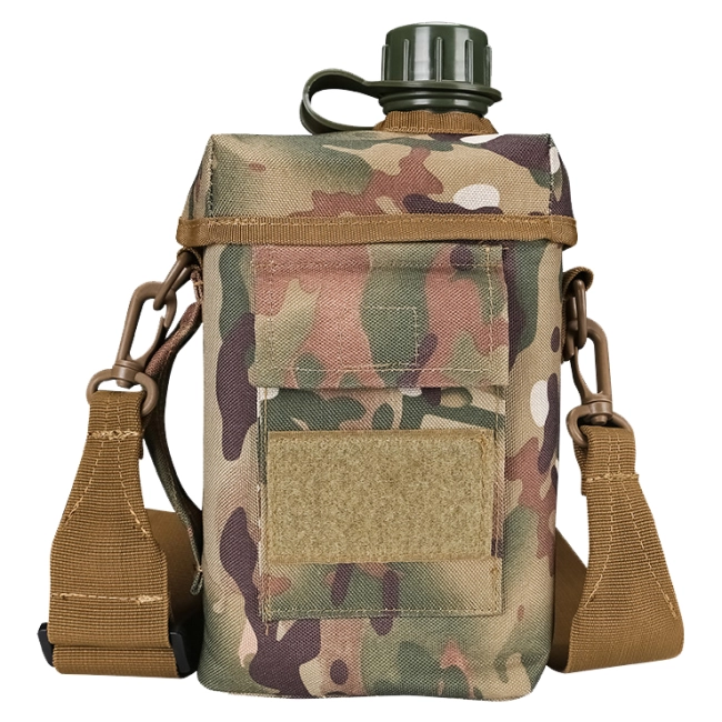 тактическая фляга в подсумке