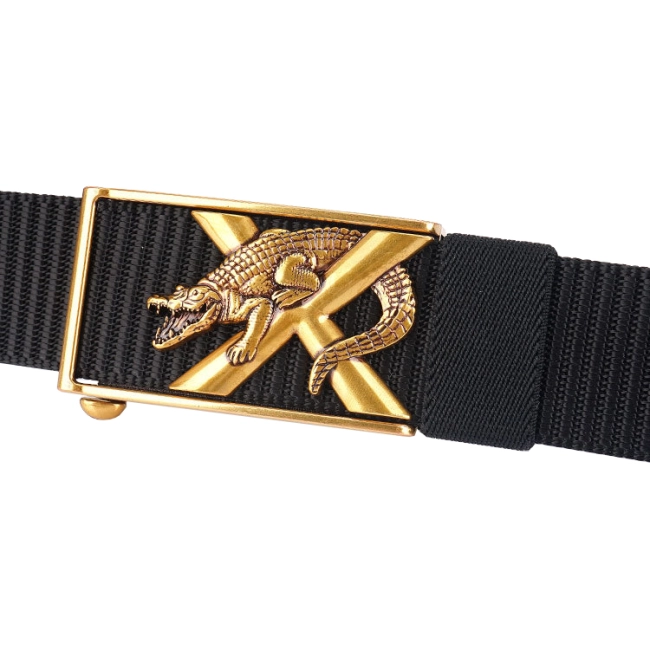 ремень для мужчин с пряжкой крокодила