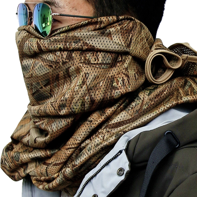 камуфляжный шарф-сетка
