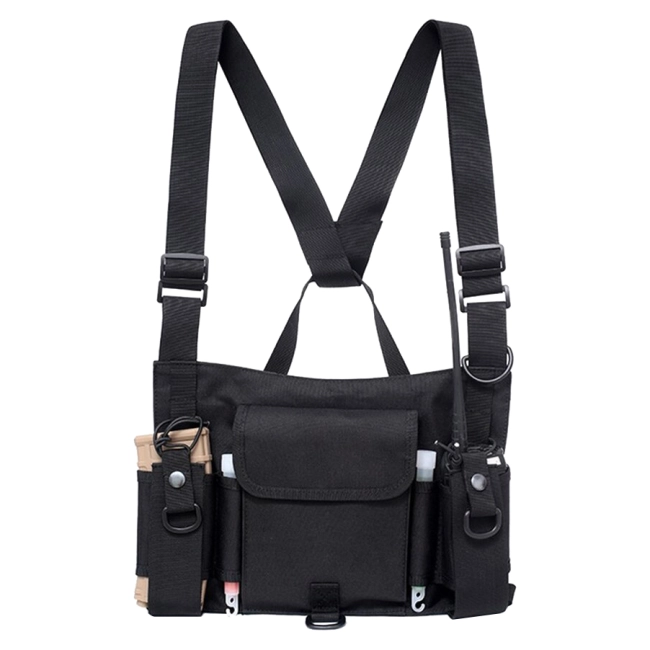 разгрузочная нагрудная сумка жилет