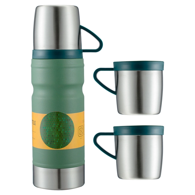 набор с термосом и чашками
