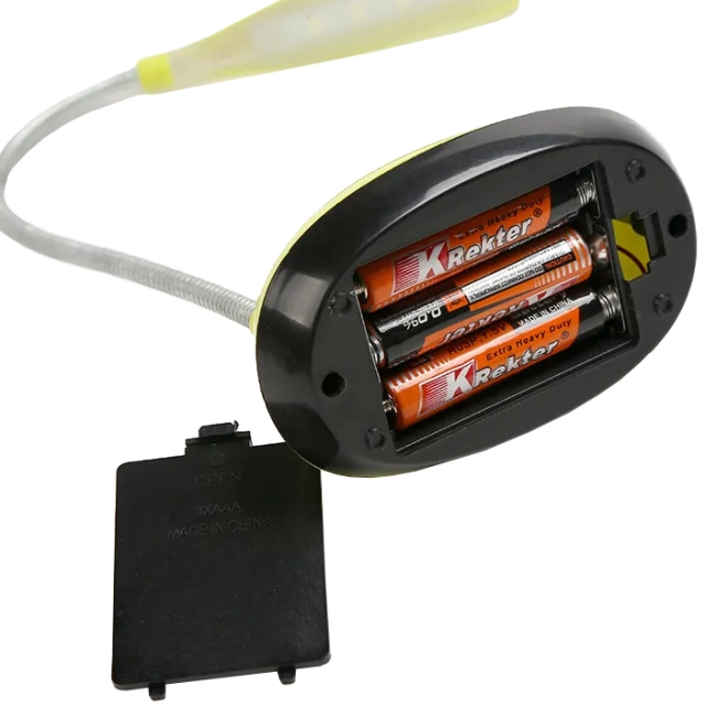 led настільний світильник на батарейках