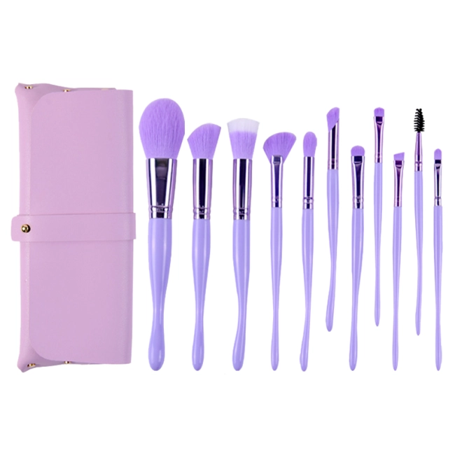 набір пензлів для макіяжу з чохлом