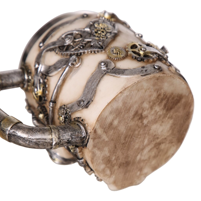 кухоль череп з шестернями