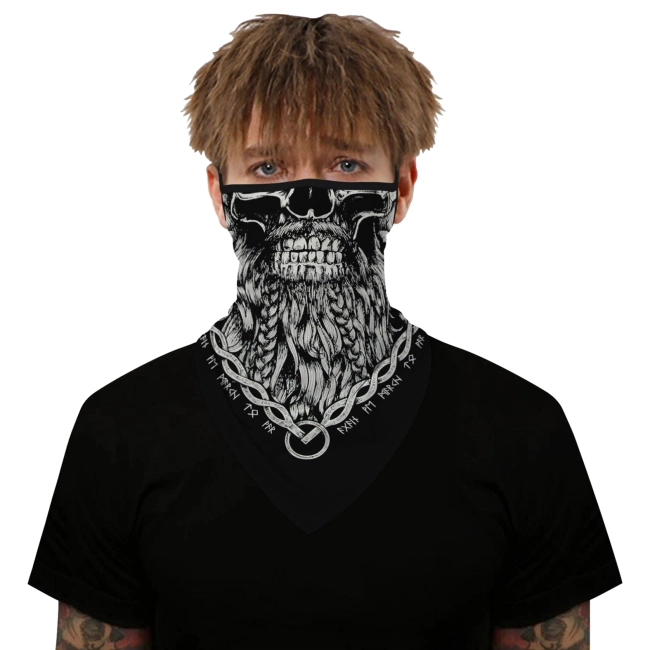 маска шарф з черепом для обличчя