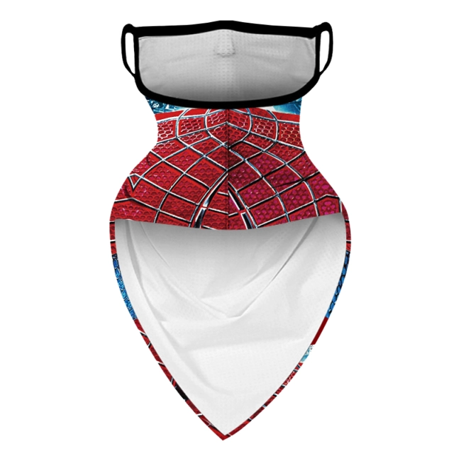 шарф маска с рисунком человека паука