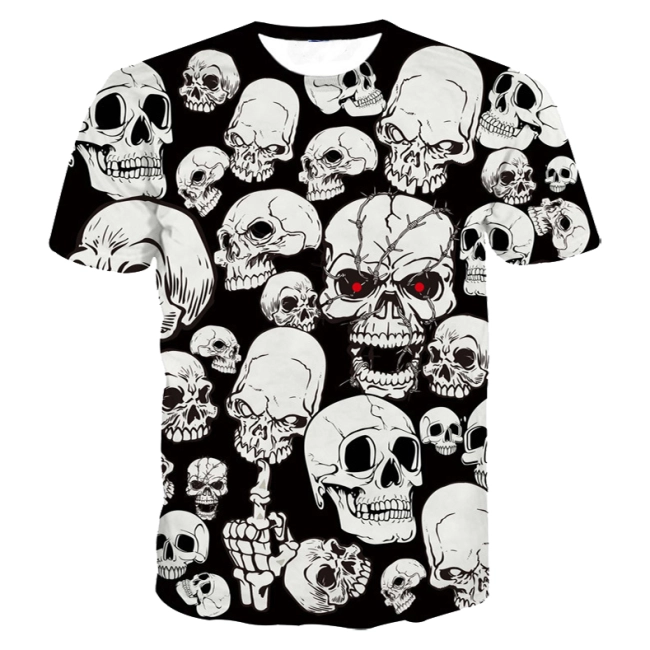 купити футболку з черепами