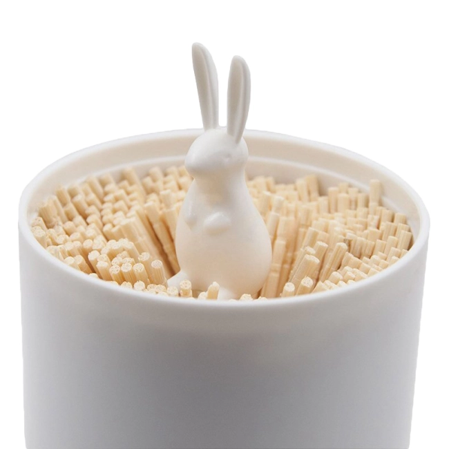 органайзер із кроликом під зубочистки