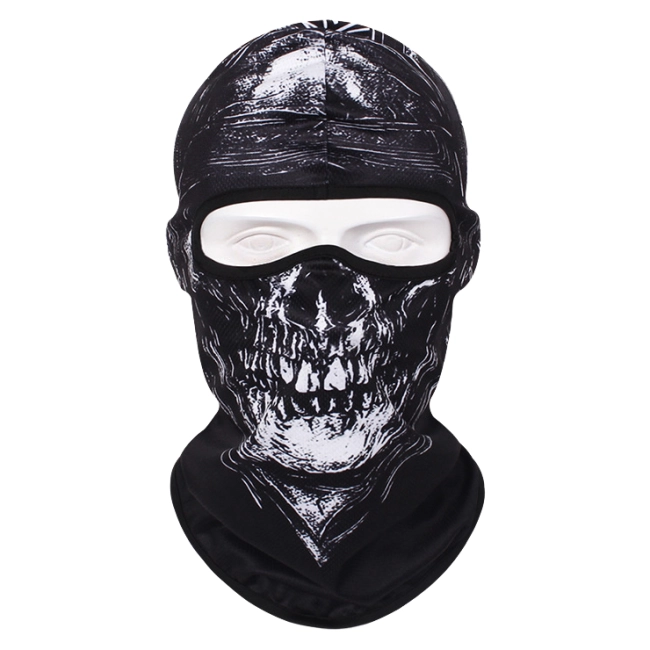 балаклава на лицо с черепом