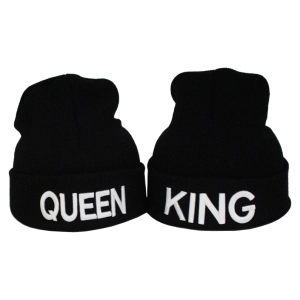 Парні шапки король та королева шапки король та королева