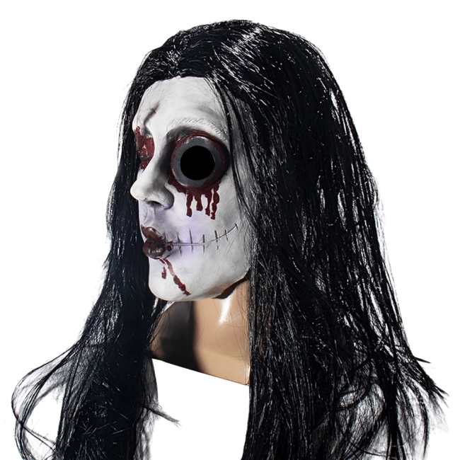 привид маска жінки з довгим волоссям