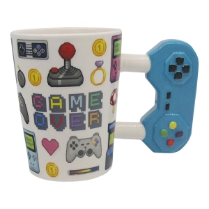 кружка с ручкой джойстиком