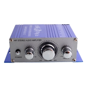 Автомобильный усилитель звука на 2 канала по 20W авто усилитель звука