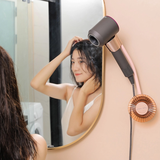 держатель фена настінний у ванній кімнаті