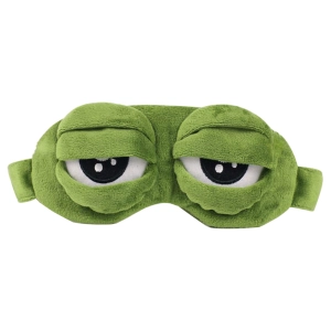 маска для сна с глазами лягушки