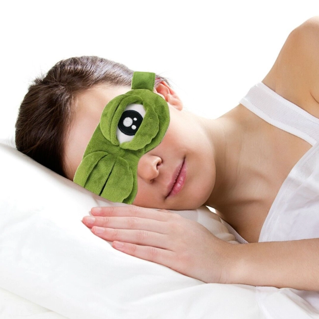 купить маску для сна с глазами лягушки